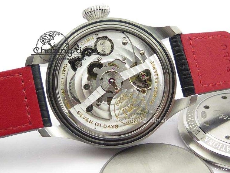 MIROTIME 0501 RelaxedFit Big Pilot Real PR IW500435 “Muhammad Ali” ZF Best Edition On Black Leather Strap A 7295